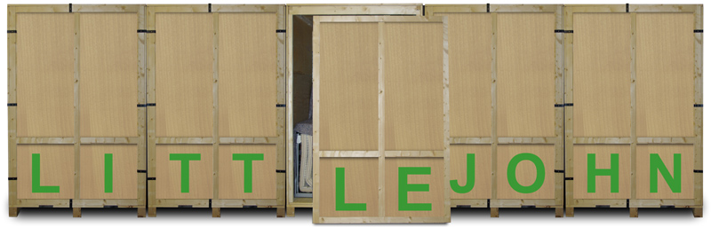 Littlejohn custom built storage crates.
